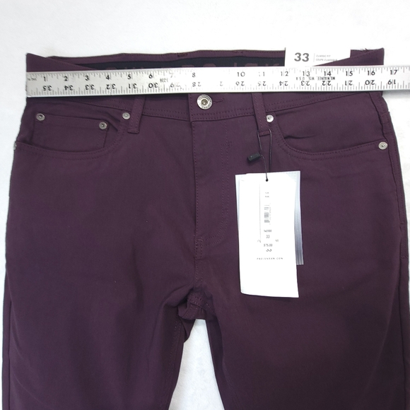 Projek Raw Men's Bungeeflex Pants Size 33 Plum/Prune Stretch Classic Fit NWT - Picture 10 of 10